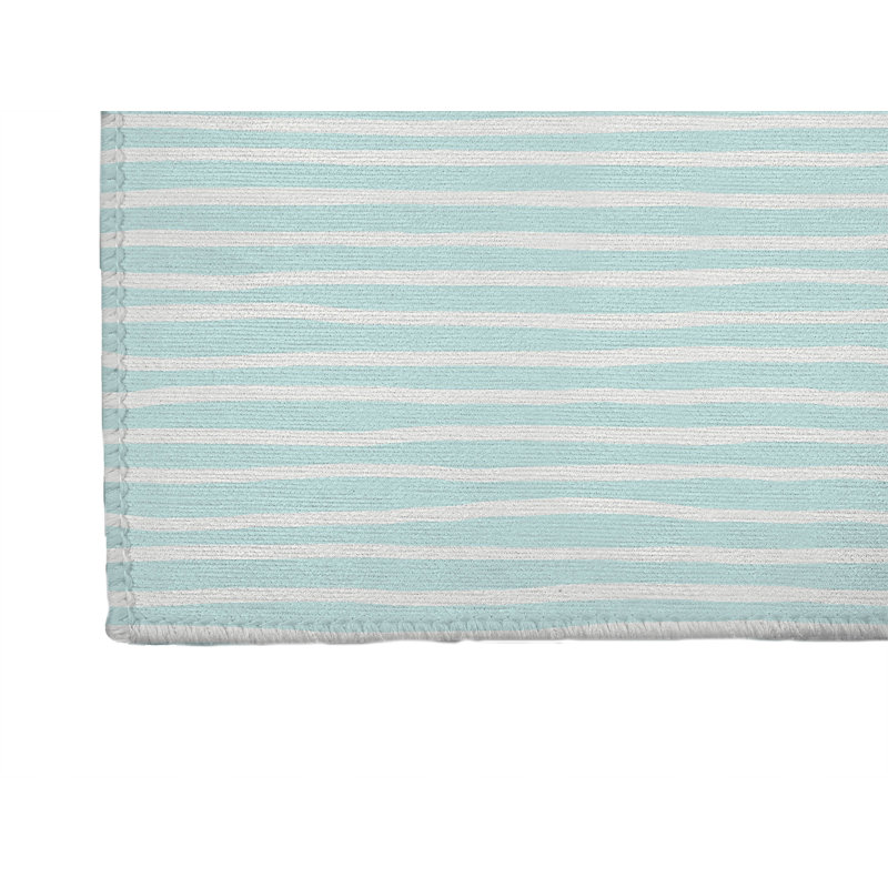 Tapis de bureau Ribbon Play, L 3 pi x L 2 pi, Bleu clair