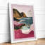 Cliffs Meet Sea Coastal - Framed Print-407872092-407872094