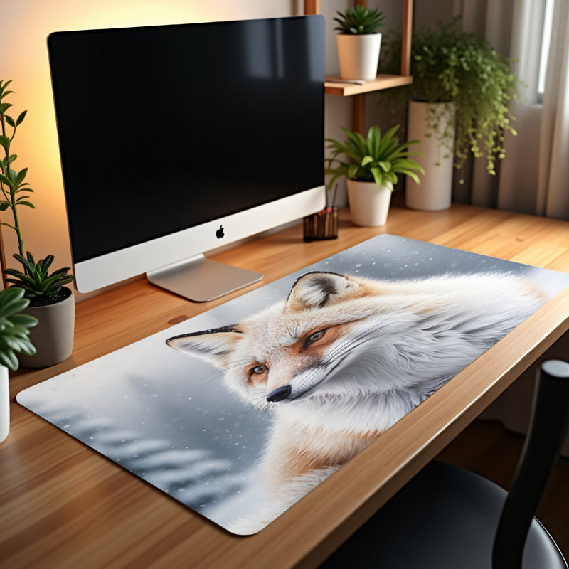 Polyester Desk Pad, 14.4x12.1