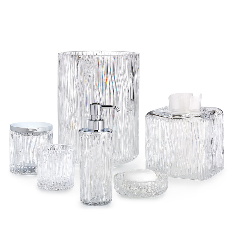 Distributeur de savon Cascata, Chrome poli