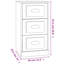 Howells 36 Cm Wide 3 Drawer Sideboard-411066099
