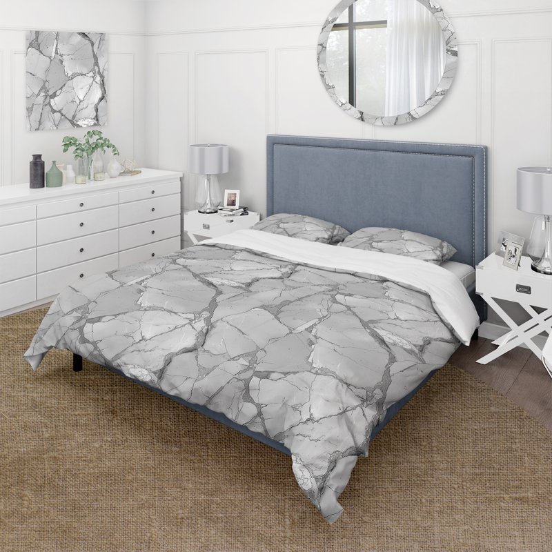 Ensemble de housse de couette Traditional, Housse de couette pour grand lit et 2 taies décor