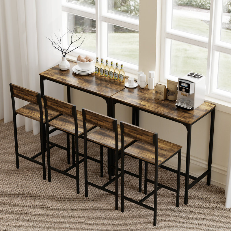 2 - Person Dining Set, Rustic Brown
