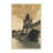 Machine Washable Pandelica Prague Charles Bridge Vintage Block Print Rug in Beige – Beige Binding-1570783893