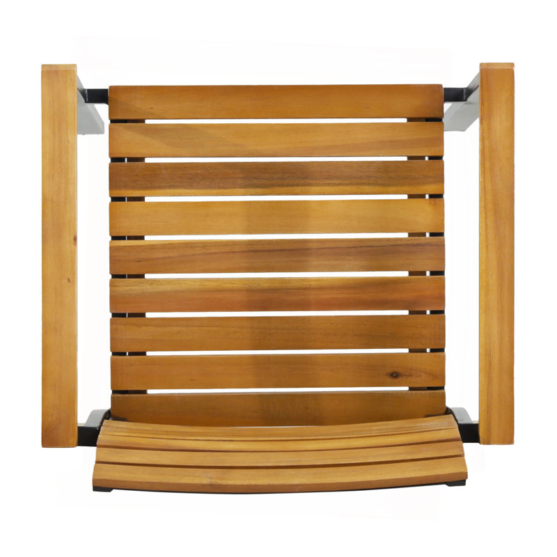 Chaise en bois et métal