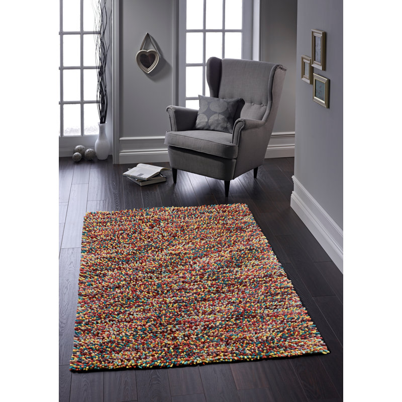 Resendez Wool Hand Woven Area Rug, Rectangle 120 x 170cm
