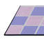 Tapis mauve/bleu à motifs-896377370