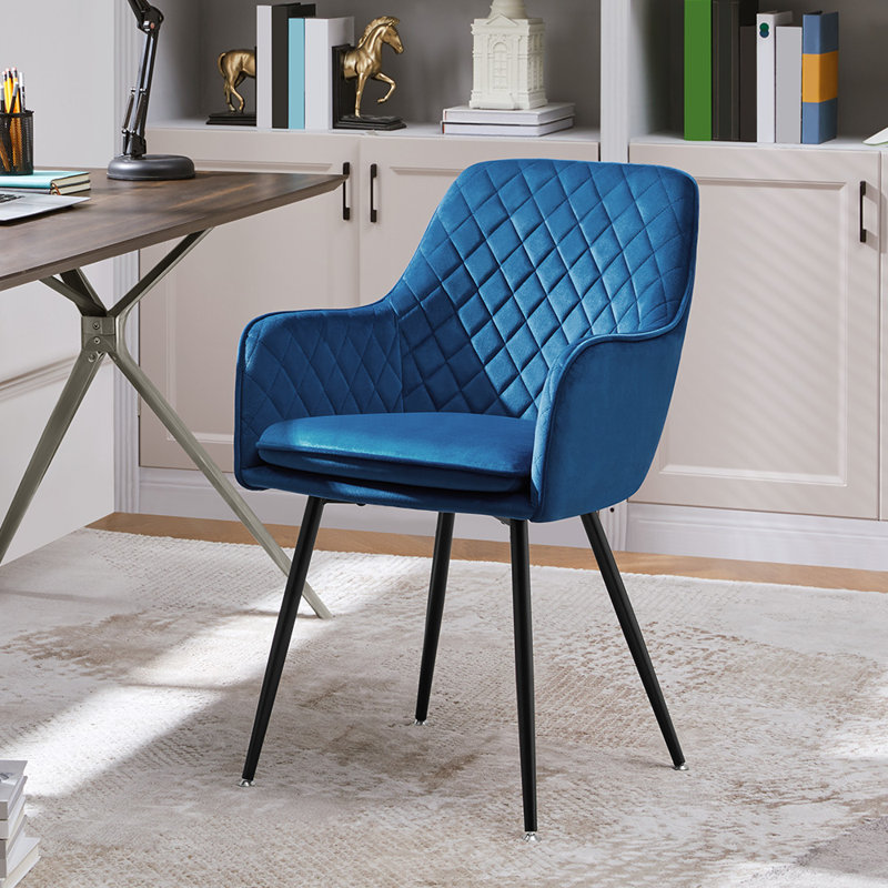  Upholstered Dining Chair, Blue