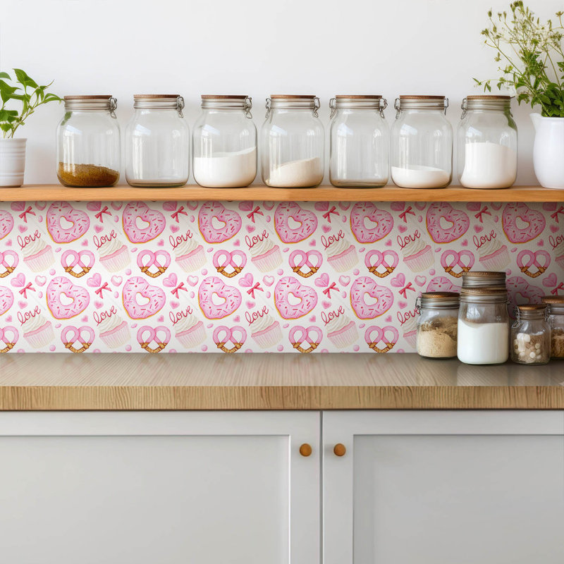 Waupaca 30 x 30 cm PVC Tile in Pink