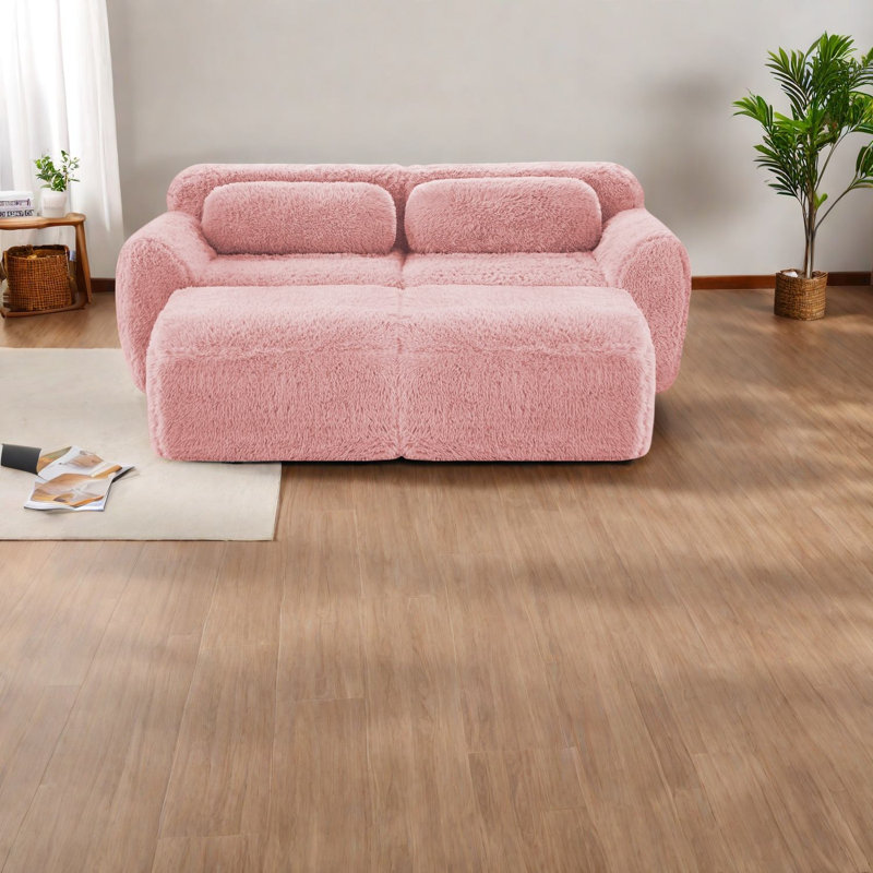 Canapés en tissu moelleux de qualité supérieure, design moderne et vie facile
