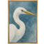 «White Aiget Portrait» sur fond bleu, reproduction d'art sur toile-120783552-120783545