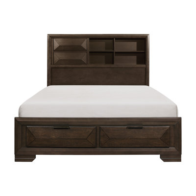 Pittsfield Bookcase Storage Bed