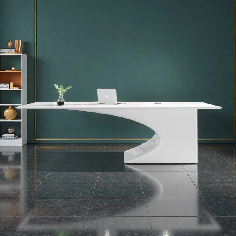 Bureau simple et moderne, H 29,53 po x l 78,74 po x P 31,5 po