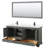 Deborah 72'' Double Bathroom Vanity with Marble Top-51712407-80209401-97761502