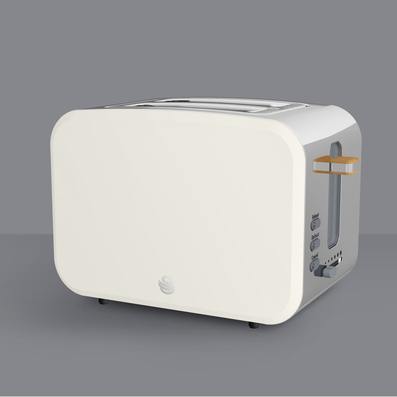 Nordic 2 Slice Toaster, White