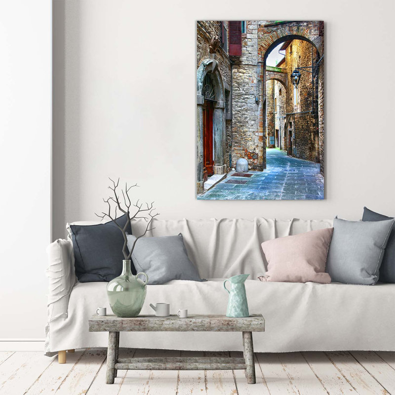 Italian Streets - Wrapped Canvas Print