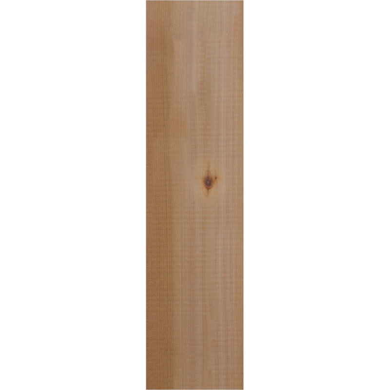 Yorkshire Yorktown avec plaque arrière, H 22 po x l 5,5 po x P 10 po, Cèdre rouge, Lisse