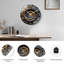 Horloge murale en spirale 24 po