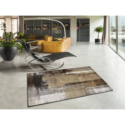 Afshin Rectangle Abstract Area Rug