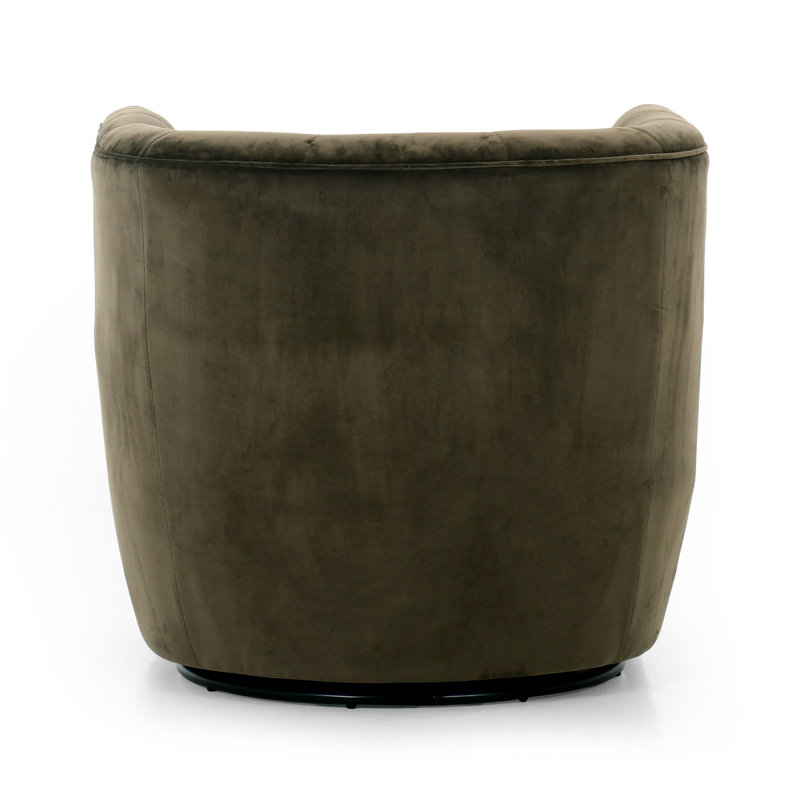 Hanover Swivel Barrel Chair, Surrey Olive