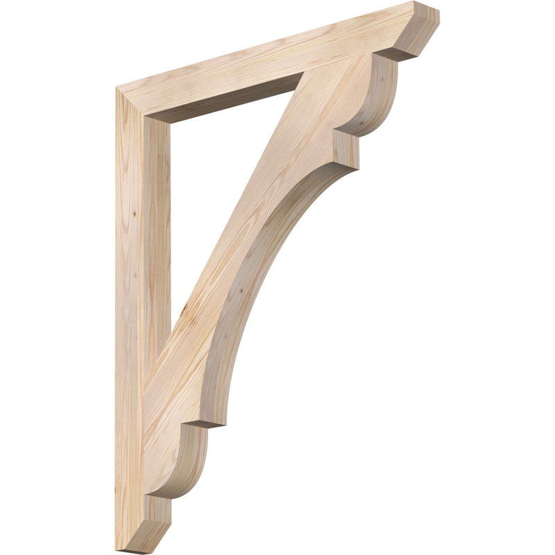 Support latté 3 1/2 "x P 34" x H 42 ", sapin Douglas, Douglas (lisse), H 42 po x l 3,5 po x P 34 po