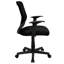 Mid-Back Mesh Tapered Back Swivel Task Office Chair with T-Arms