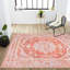 Tapis orange / crème Lesak-941114779