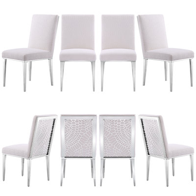 20.5'' H Tufted Velvet Upholstered Parsons Chair