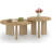 Aura Nested  Coffee Table - Natural Finish