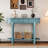Elegant Retro Console Table With Curved Design & Smooth Glaze-1370757235
