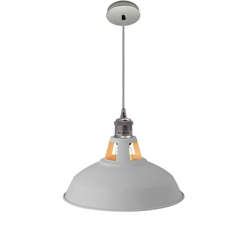 Rosecrest 1 - Light Dome Pendant, Grey