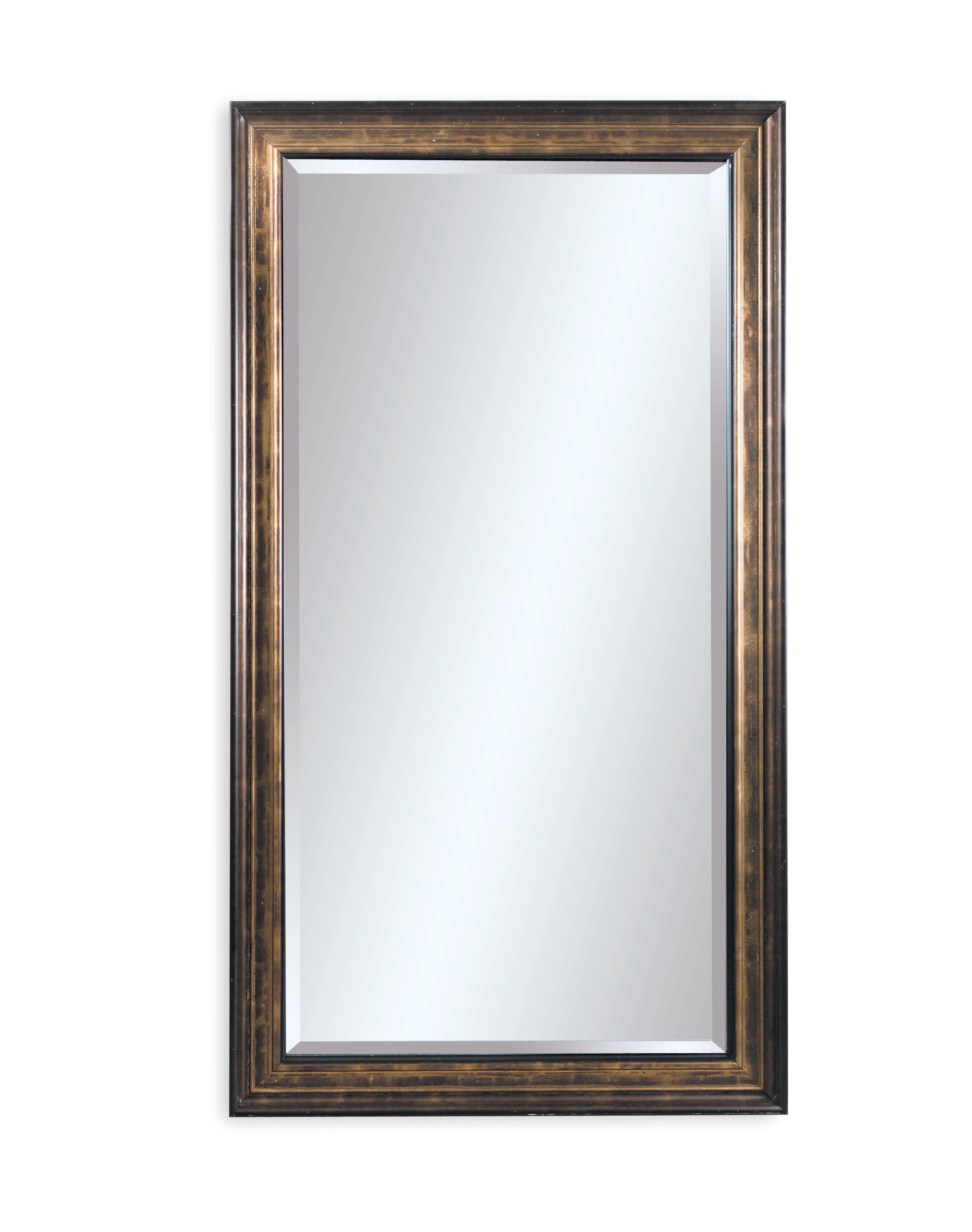 Canora Grey Henegar Wood Flat Floor Mirror & Reviews | Wayfair