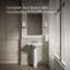Veer Ceramic Pedestal Bathroom Sink with Overflow-1420212759-1428466414-1455348396