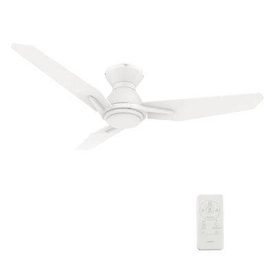 Ventilateur de plafond intelligent Calen avec télécommande, ensemble d'éclairage inclus, fonctionne avec l'assistant Google, Amazon Alexa et les raccourcis Siri.