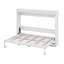 Lit escamotable en bois avec tablette, lit escamotable avec rangement-125980785