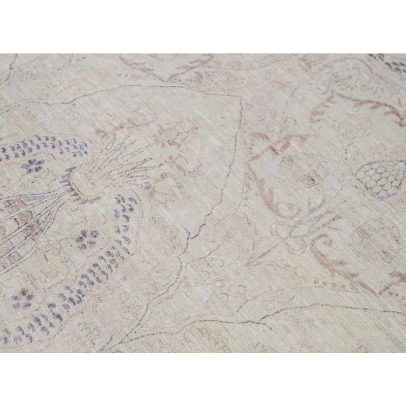 Tapis ivoire de haute qualité noué à la main Ziegler