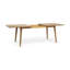 Table de salle à manger d'extérieur en bois d'acacia extensible, teck-1081261204