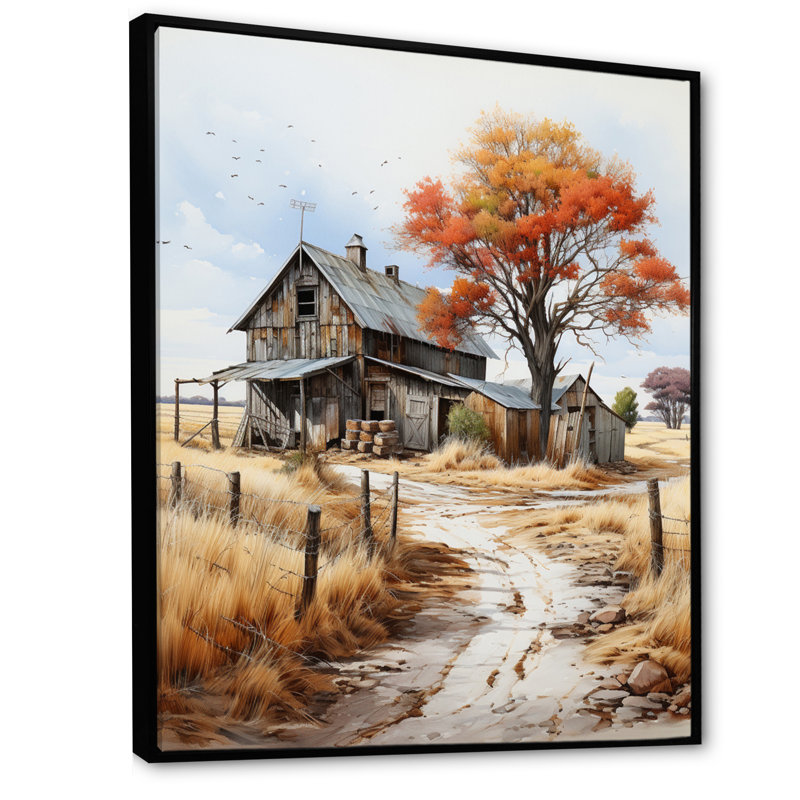 Urijah Farmhouse Seasons I, Noir, H 20 po x l 12 po x P 1 po