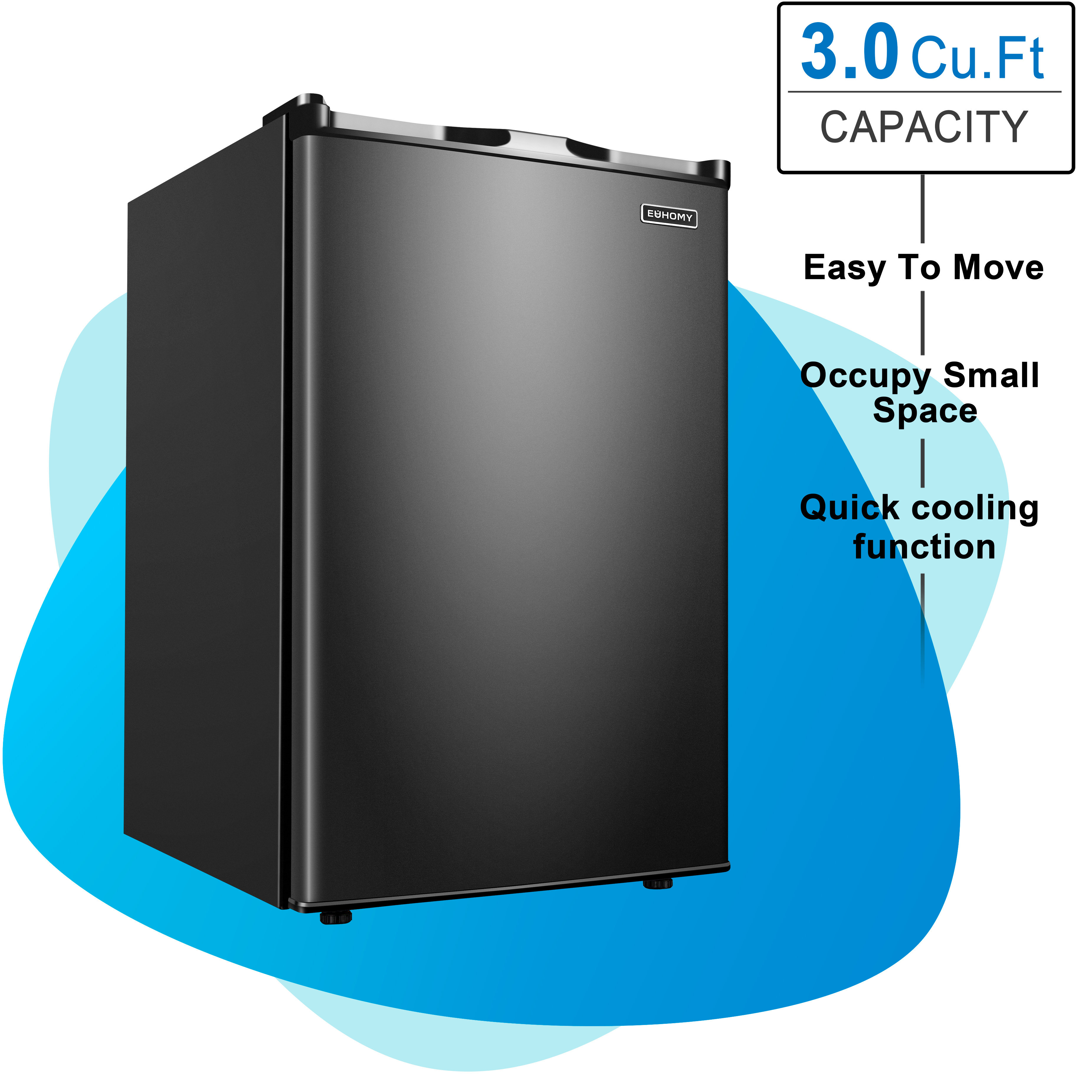 Euhomy 3 cu. ft. Portable Garage Ready Upright Freezer with Adjustable