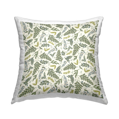 Coussin Woodland Fern Leaves