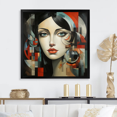 Pablo Picasso Cubism Portrait III - Woman Abstract Wall Art