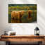 Brampt Bathing Highland Cow