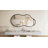 Asymmetrical Bathroom Mirror, Irregular Cloud Wall Vanity Mirror-708062435