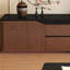 Retro Black Manufactured Wood TV Stands-1066053295-1066053457