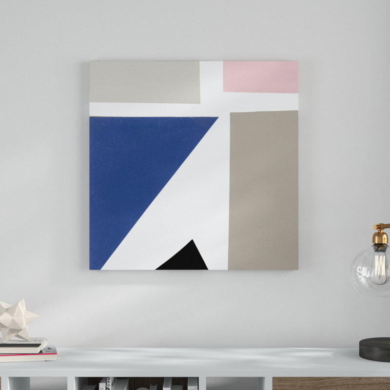 «Color Blocks I», impression sur toile tendue, H 30 po x l 30 po