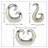 Eternity Curl and Wave Sculptures, Set of 3