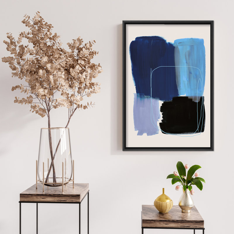 Abstract Brushed With Opulence, 30" H x 24" W
