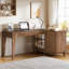 Bureau en L avec armoire de rangement, bureau de coin-1123589473