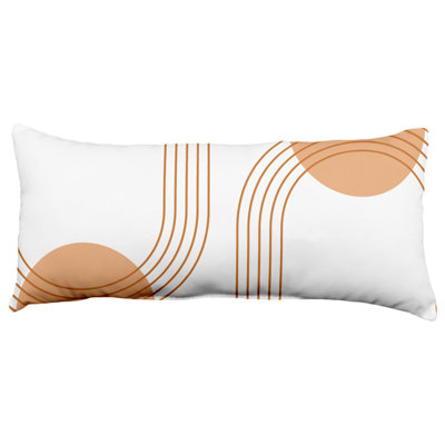 Oreiller géométrique Mid Century Modern