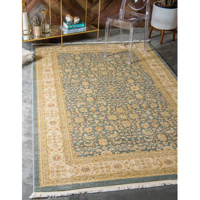 Tapis oriental bleu / beige Moore
